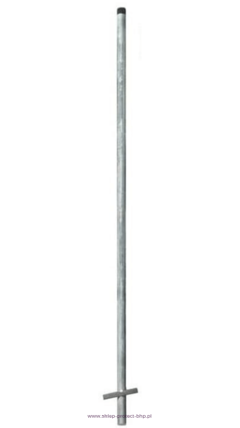 Słupek do znaków drogowych Ø 60,3 mm ścianka 2,0, L - 3,8 mb