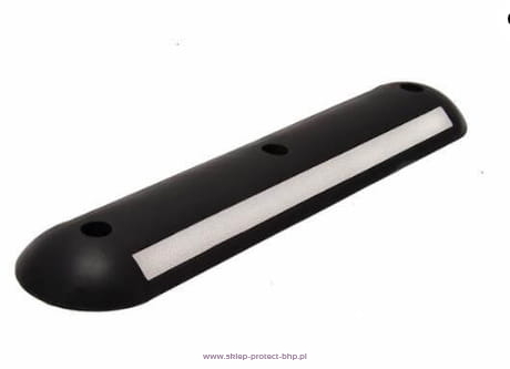 Hol-separator 120 cm czarny z białym odblaskiem SP/120'/ca