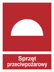 Sprzęt przeciwpożarowy - Znak przeciwpożarowy - BC006
