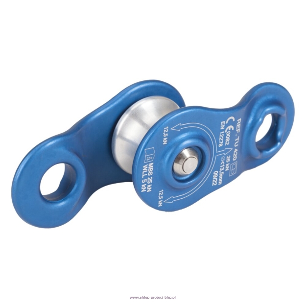 Niebieski bloczek linowy TU 420