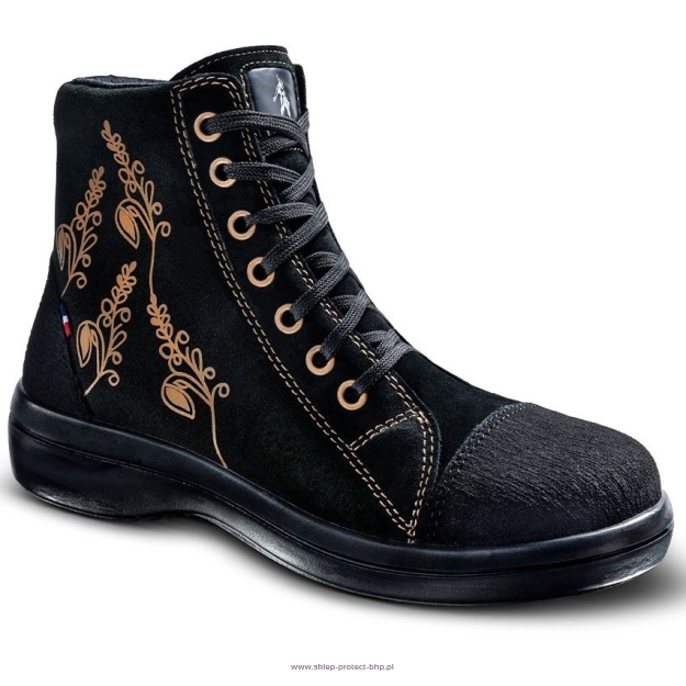 Trzewiki Lemaitre LILY HIGH BLACK S3