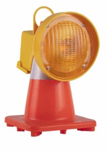 Lampa na pachołek drogowy Conestar 1000 żółta