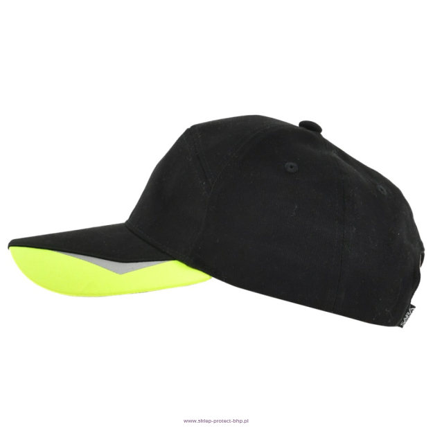 Czarno-żółta czapka letnia COMFORT PLUS