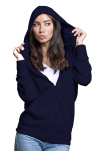 Granatowa bluza damska HOODED JHK