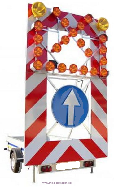 Tablica zamykająca na przyczepie U-26a