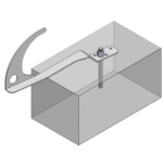 Punkt kotwiczenia z hakiem pod dachówkę AT 402