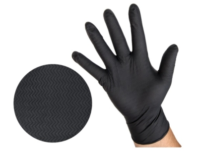 Rękawiczki nitrylowe Tyre L/9 Black