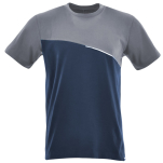 Granatowo-szara koszulka T-shirt COMFORT PLUS