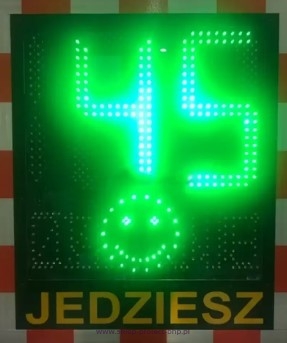 Radar prędkości SPEED LUX z buźką 230 V