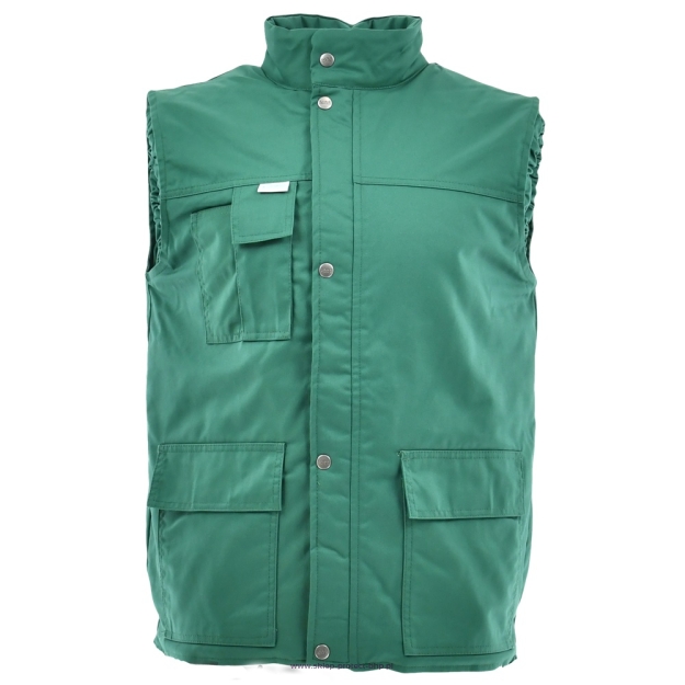 Zielona kamizelka ocieplana BASIC WINTER NORMAN