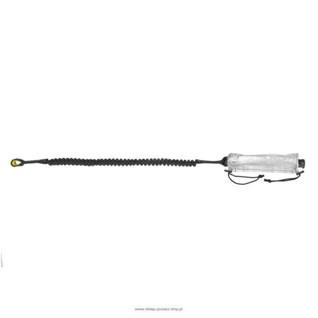 Amortyzator bezpieczeństwa z linką elastyczną, odporny na działanie czynników gorących bez zatrzaśników AW137/LE211