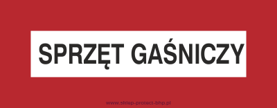 Znak przeciwpożarowy BC113 - Sprzęt gaśniczy
