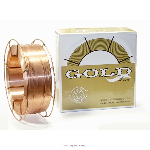Drut elektrodowy GOLD G3Si1 (SG2) - szpula koszykowa 15 kg fi 1,0