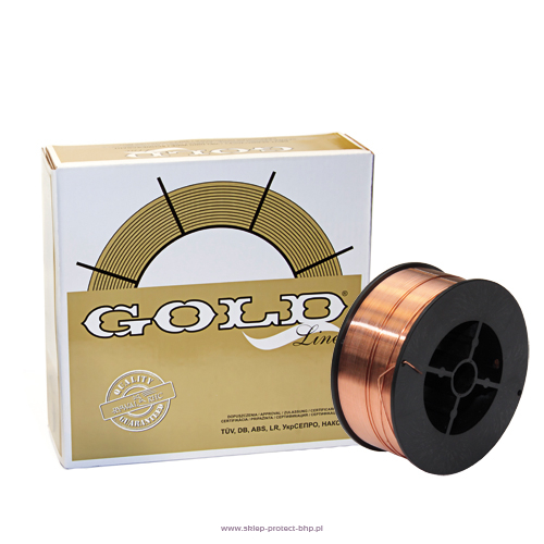Drut elektrodowy GOLD G3Si1 (SG2) - szpula plastikowa 1 kg