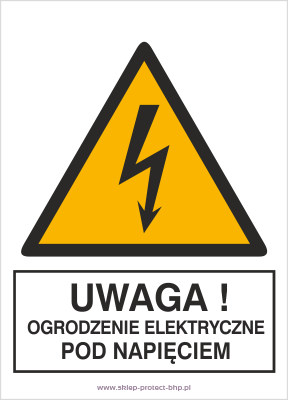 Znak elektryczny HA020