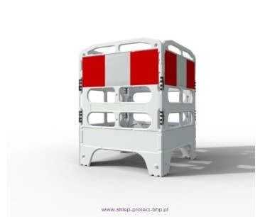 Biała bariera Utylity