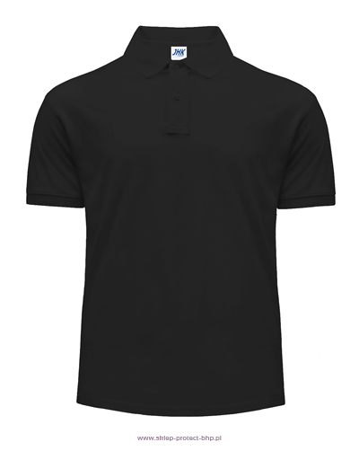 Czarna koszulka polo 210 JHK