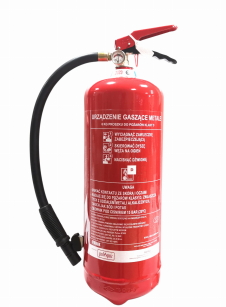MOBIAK Urządzenie gaśnicze 6kg do gaszenia metali magnezu, aluminium, tytanu