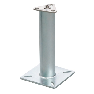 PROTON 1 - Słupek kotwiczący wysokość 400 mm (punkt kotwiczenia + zestaw montażowy do betonu 4 szt. HST2-R M12x115/20 stal nierdzewna)