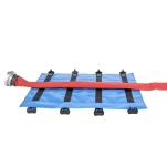 Niebieski podłużny pokrowiec na wąż strażacki „M-42” AXS 200