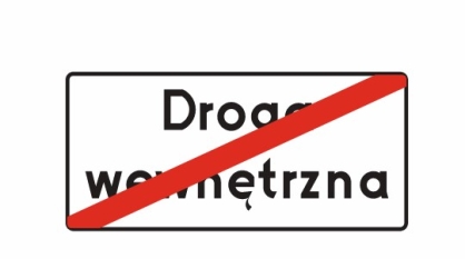 D-47 koniec drogi wewnętrznej