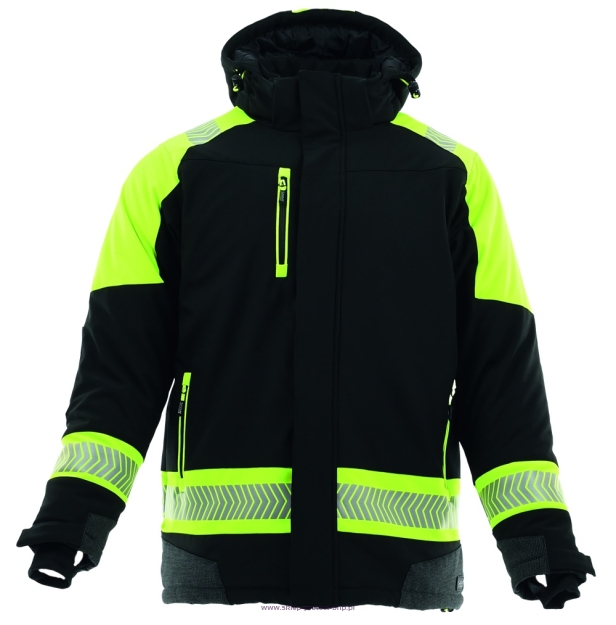 Długa odblaskowa kurtka COMFORT NEO WINTER - przód