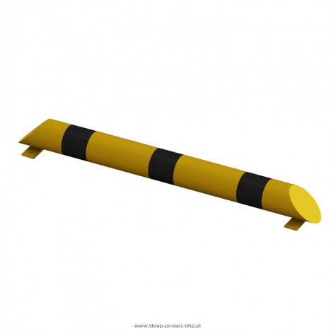 Odbojnica wózkowa liniowa Ø114,3 wysokość 116 mm, długość 1500 mm