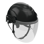 Czarny przemysłowy hełm ochronny ATRA 20S