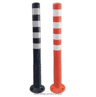 Słupek elastyczny T-flex 100 cm pomarańczowo-czarny