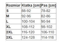 Kamizelka ocieplana KOLPEO DUO - wymiary