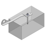 Punkt kotwiczenia AT 401 + zestaw montażowy do betonu