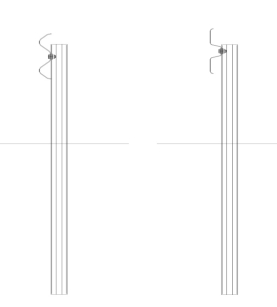 H1W2A Bariera drogowa ochronna rozstaw słupka co 2mb