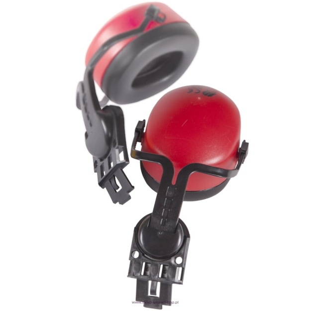 Czerwone rozłączalne ochronniki słuchu o plastikowej konstrukcji - SNR 23