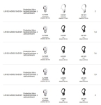 Podwójna linka bezpieczeństwa LB 102 - dostępne zatrzaśniki