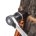 TU350 - Świder do łupania drewna - klin stożkowy - w czasie pracy