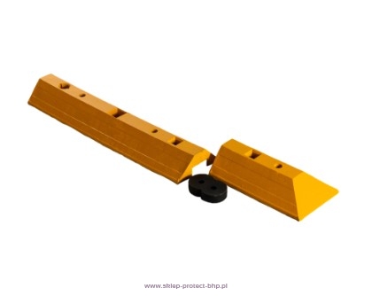 Żółty separator ruchu U-25a - zakończenie