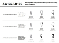 AW137/LB102 - Amortyzator bezpieczeństwa z podwójną linką bez zatrzaśników - 3