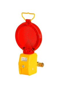 Lampa drogowa jednobateryjna LED czerwona zmierzchowa MINISTAR 1000