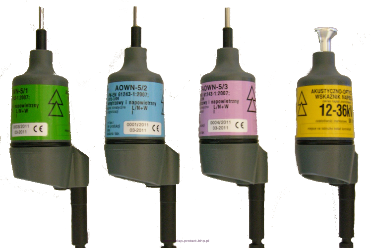 Akustyczno-optyczny wskaźnik napięcia