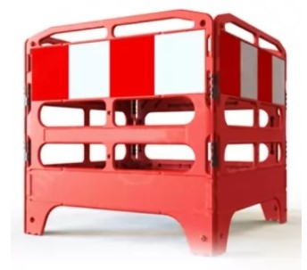 Bariera Utylity 4x1m czerwona