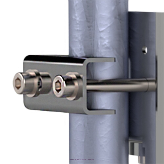 Obejma nierdzewna na rurę