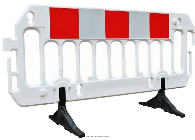 Zapora drogowa EURO biała