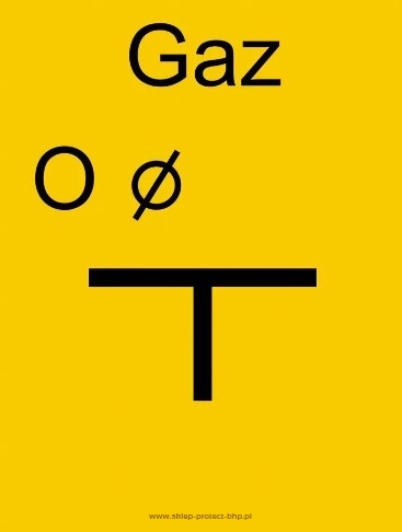 Tablica odwadniacza - Gazociągi - JC002