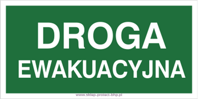Znak ewakuacyjny AC005