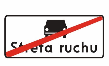 D-53 koniec strefy ruchu