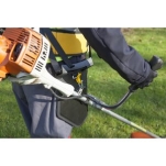 Szelki do kosy spalinowej dla praworęcznych - zastosowanie