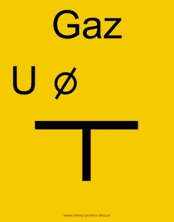 Tablica zawieradła mechanicznego na rurociągu upustowym - Gazociągi - JC005