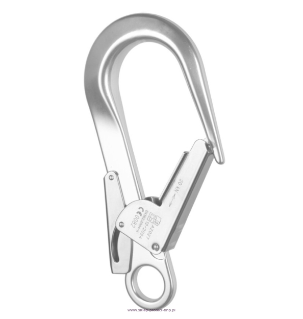 Nierozłączalny zatrzaśnik zaczepowy z zapadką blokującą typu 